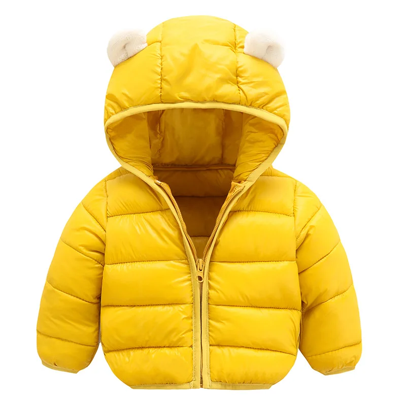 2019 Детская куртка теплое пальто для малышей осенне зимнее плотное Зимние