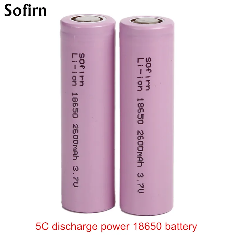 Литий ионный аккумулятор Sofirn 18650 3 7 в 5C 2600 мАч литий ионные перезаряжаемые