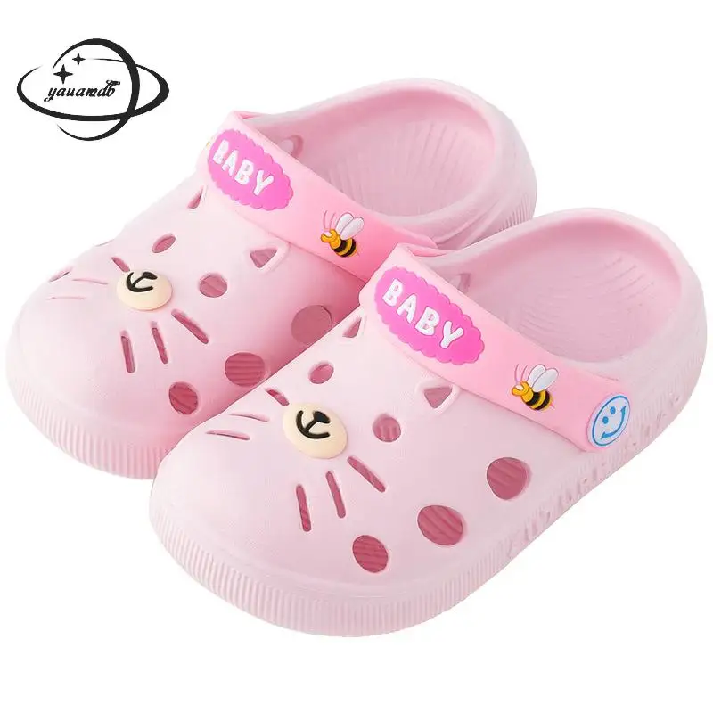 Kids Mules Clogs Summer 1-6y Boys Gilrs Sandalsflat Heels Cartoon Cat Bees Letter Smiling Face Slippers Children's Garden Shoes
Kids Mules Clogs Summer 1-6y Boys Gilrs Sandalsflat Heels Cartoon Cat Bees Letter Smiling Face Slippers Children's Garden Shoes