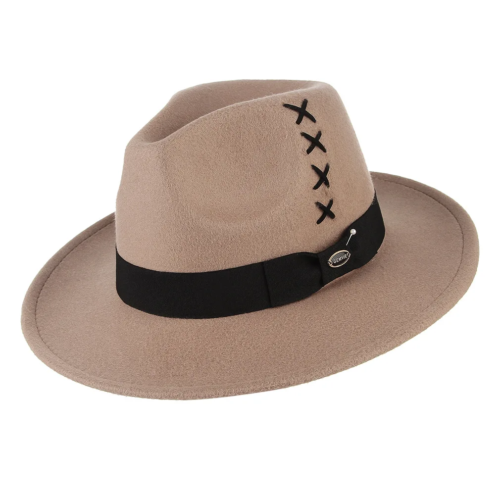 Fedoras Hat Men Women European American Party Winter Fedora Cap Lady Male Sewing Fashion All-match Elegant Banquet Hats H7203
Fedoras Hat Men Women European American Party Winter Fedora Cap Lady Male Sewing Fashion All-match Elegant Banquet Hats H7203