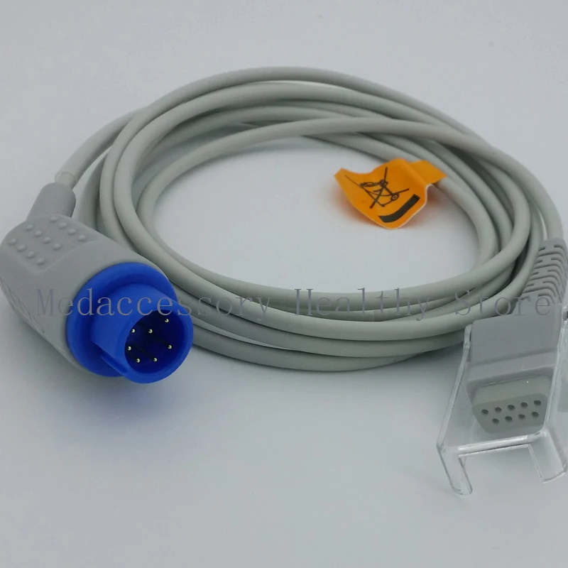 Compatible Mindray Beneview T5 T6 T8 Spo2 extension cable , Adapter Cable, Spo2 patient cable, 2.4m
Compatible Mindray Beneview T5 T6 T8 Spo2 extension cable , Adapter Cable, Spo2 patient cable, 2.4m