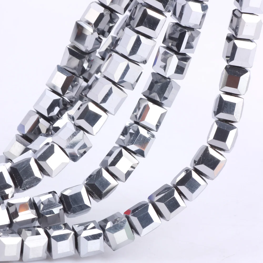 OlingArt Square 3/4/6/8MM Austria Crystal Beads charm Glass Beads Plating silver color Loose Spacer Bead for DIY Jewelry Making
OlingArt Square 3/4/6/8MM Austria Crystal Beads charm Glass Beads Plating silver color Loose Spacer Bead for DIY Jewelry Making
