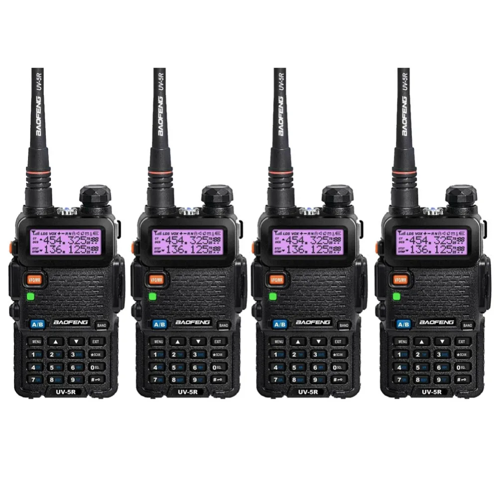 4 шт. новый черный Baofeng UV-5R WalkieTalkie 136-174 и 400-520 МГц двухстороннее радио в наличии в Испании-Доставка по письму-только 3 дня получения
4 шт. новый черный Baofeng UV-5R WalkieTalkie 136-174 и 400-520 МГц двухстороннее радио в наличии в Испании-Доставка по письму-только 3 дня получения