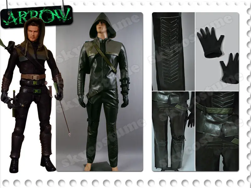 Костюм для косплея Arrow Oliver Queen, кожаный костюм, униформа для Хэллоуина, полный комплект для мужчин
Костюм для косплея Arrow Oliver Queen, кожаный костюм, униформа для Хэллоуина, полный комплект для мужчин