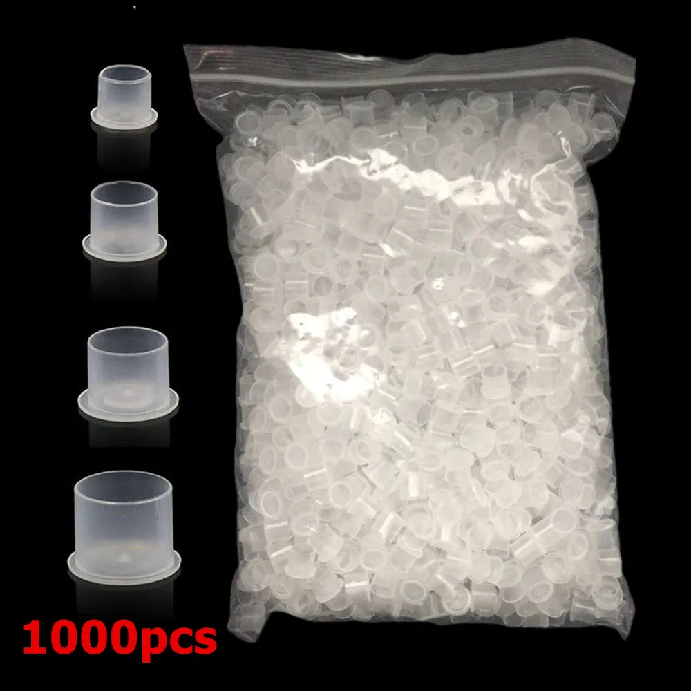 1000Pcs Disposable Microblading Makeup Tattoo Ink Cups With Base Pigment Ink Caps Size 11mm Small for Tattoo Accessories
1000Pcs Disposable Microblading Makeup Tattoo Ink Cups With Base Pigment Ink Caps Size 11mm Small for Tattoo Accessories
