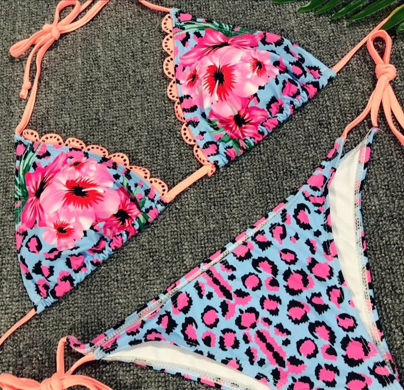 Women Sexy Leopard Print Bikini Set Sports Bra Push Up Padded Swimwear Swimsuit Floral Beachwear Bathing Suit Slim Dream
Women Sexy Leopard Print Bikini Set Sports Bra Push Up Padded Swimwear Swimsuit Floral Beachwear Bathing Suit Slim Dream