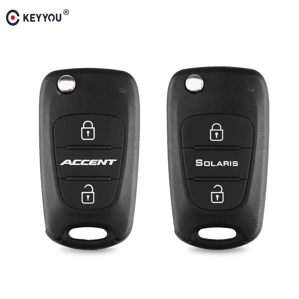KEYYOU Replacement Flip Folding Remote Key Shell 3 Buttons For Hyundai Solaris Accent 2018 Fob Keychain Car Key Case Cover
KEYYOU Replacement Flip Folding Remote Key Shell 3 Buttons For Hyundai Solaris Accent 2018 Fob Keychain Car Key Case Cover