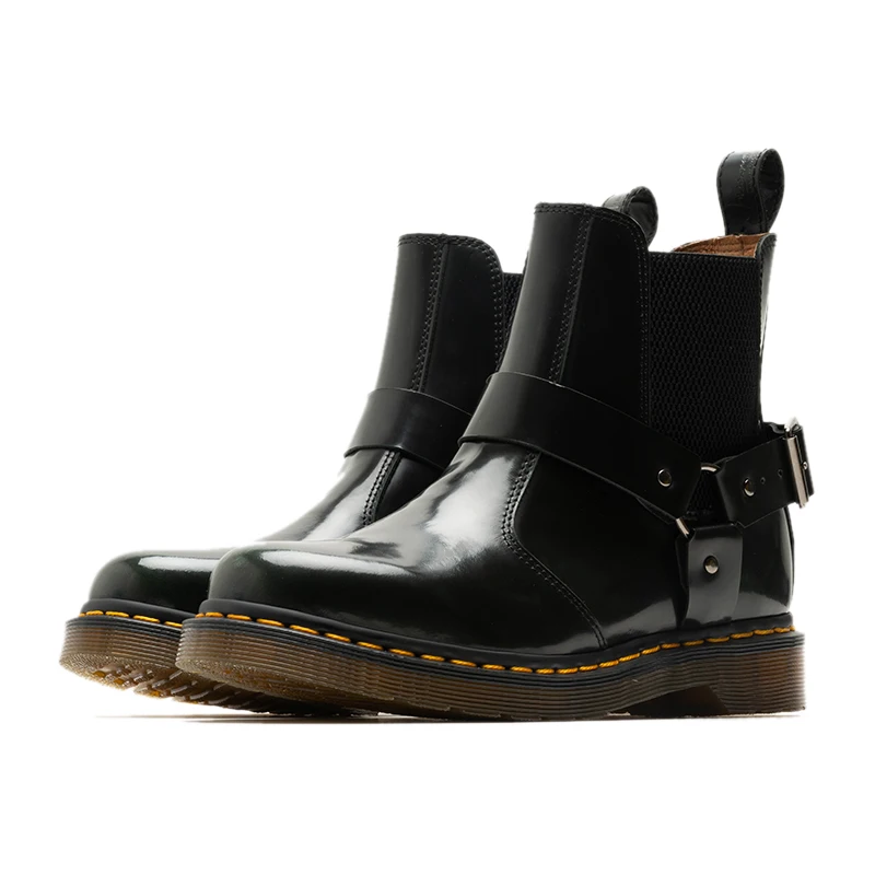 Genuine Leather Chelsea Boots Women Buckle Strap Round Toe Slip On Boots High Quality Vintage Red/Green Flat Ankle Boots
Genuine Leather Chelsea Boots Women Buckle Strap Round Toe Slip On Boots High Quality Vintage Red/Green Flat Ankle Boots