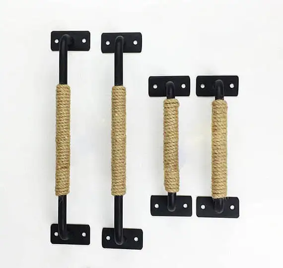 7.55'' 12.6'' 1pc Linen Thread Black Wooden Door Handles Antique Old Drawer Pulls Rustic Kitchen Cabinet Door Handle Pull
7.55'' 12.6'' 1pc Linen Thread Black Wooden Door Handles Antique Old Drawer Pulls Rustic Kitchen Cabinet Door Handle Pull