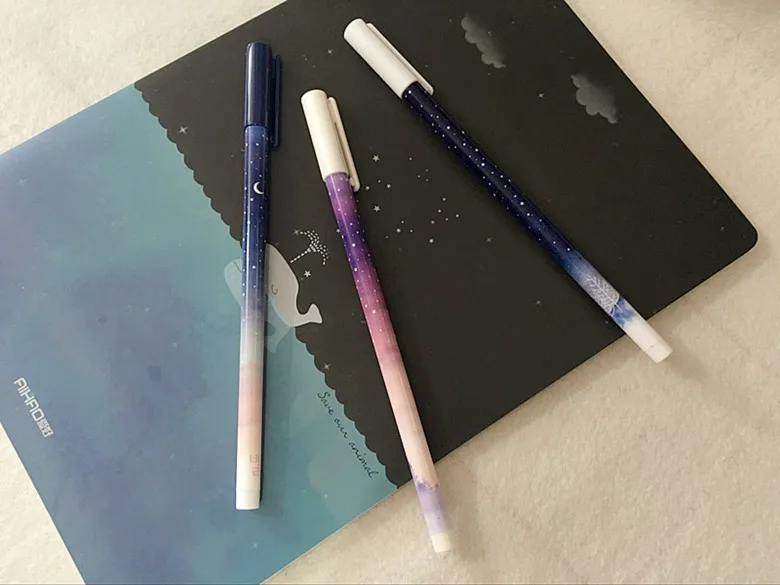 36 pcs Fantastic Galaxy Star Sky Long Handle Gel Pens Writing Signing Pen School Office Supply Student Stationery Kids Rewarding
36 pcs Fantastic Galaxy Star Sky Long Handle Gel Pens Writing Signing Pen School Office Supply Student Stationery Kids Rewarding