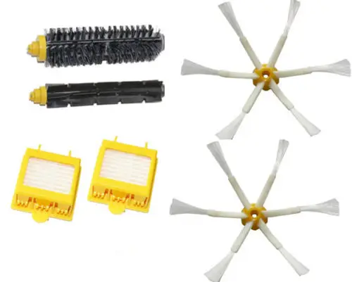 High Quality Bristle & Flexible Beater Brush & 2 Hepa Filter & 2 Side Brush kit for iRobot Roomba 700 Series 770 780 790
High Quality Bristle & Flexible Beater Brush & 2 Hepa Filter & 2 Side Brush kit for iRobot Roomba 700 Series 770 780 790