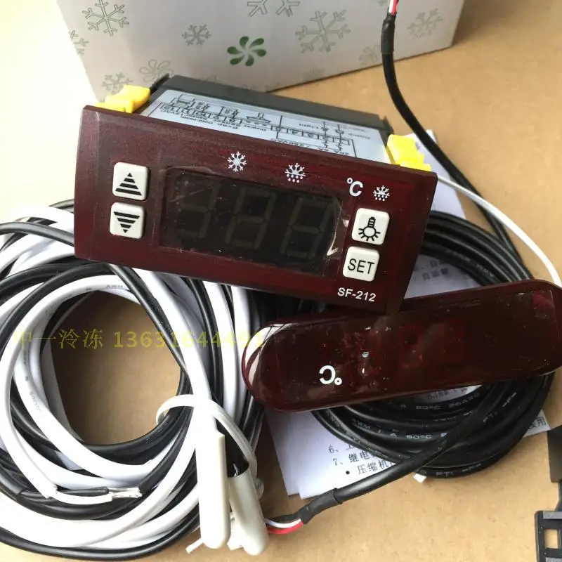 Digital display thermostat SF-212 digital display temperature control refrigeration freezer thermostat temperature regulator
Digital display thermostat SF-212 digital display temperature control refrigeration freezer thermostat temperature regulator