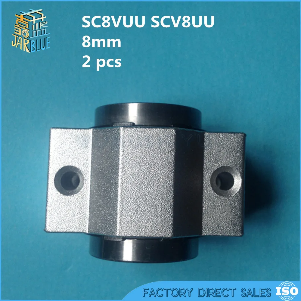 2 шт. Новинка 8 мм подшипниковая втулка SC8V SC8VUU SCV8UU линейный подшипниковый блок для линейного вала 8 мм
2 шт. Новинка 8 мм подшипниковая втулка SC8V SC8VUU SCV8UU линейный подшипниковый блок для линейного вала 8 мм