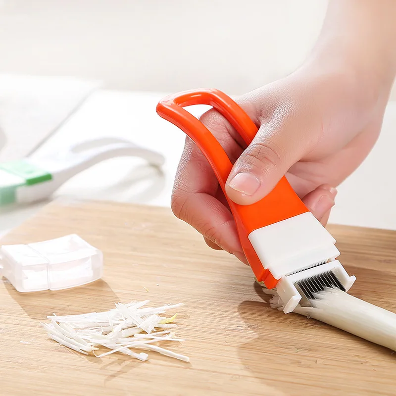 Creative Kitchen Slicing Gadgets Kitchen Tools Plastic+Stainless Steel Onion Scramblers With Onion Press Multi-Functional
Creative Kitchen Slicing Gadgets Kitchen Tools Plastic+Stainless Steel Onion Scramblers With Onion Press Multi-Functional