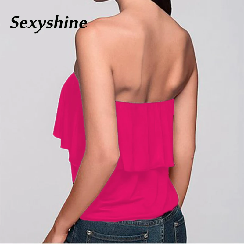 Strapless tube tops women 2018 new fashion summer double layer elastic bust solid casual sexy holiday backless beach Blusa Shirt
Strapless tube tops women 2018 new fashion summer double layer elastic bust solid casual sexy holiday backless beach Blusa Shirt
