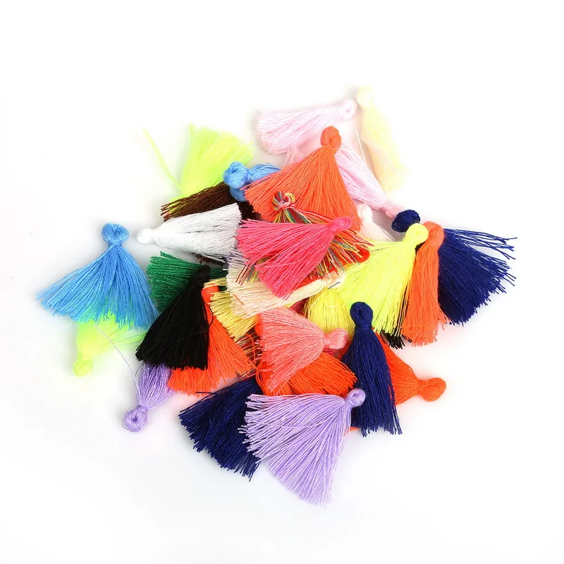 Beadia 100pcs/lot 27mm Mixed Color Pick Cotton Tassels Charm Pendant Satin Tassels for DIY Jewelry Making Findings Materials
Beadia 100pcs/lot 27mm Mixed Color Pick Cotton Tassels Charm Pendant Satin Tassels for DIY Jewelry Making Findings Materials