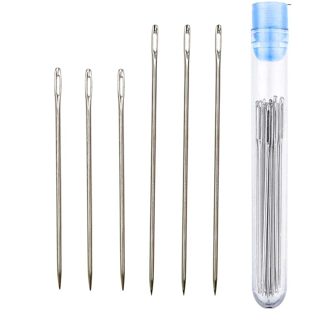 D&D 6Pcs Large Eye Stich Needles Leather Sewing Needles Stainless Steel Needle Embroidery Tailor Craft Hand Sewing Accessories
D&D 6Pcs Large Eye Stich Needles Leather Sewing Needles Stainless Steel Needle Embroidery Tailor Craft Hand Sewing Accessories
