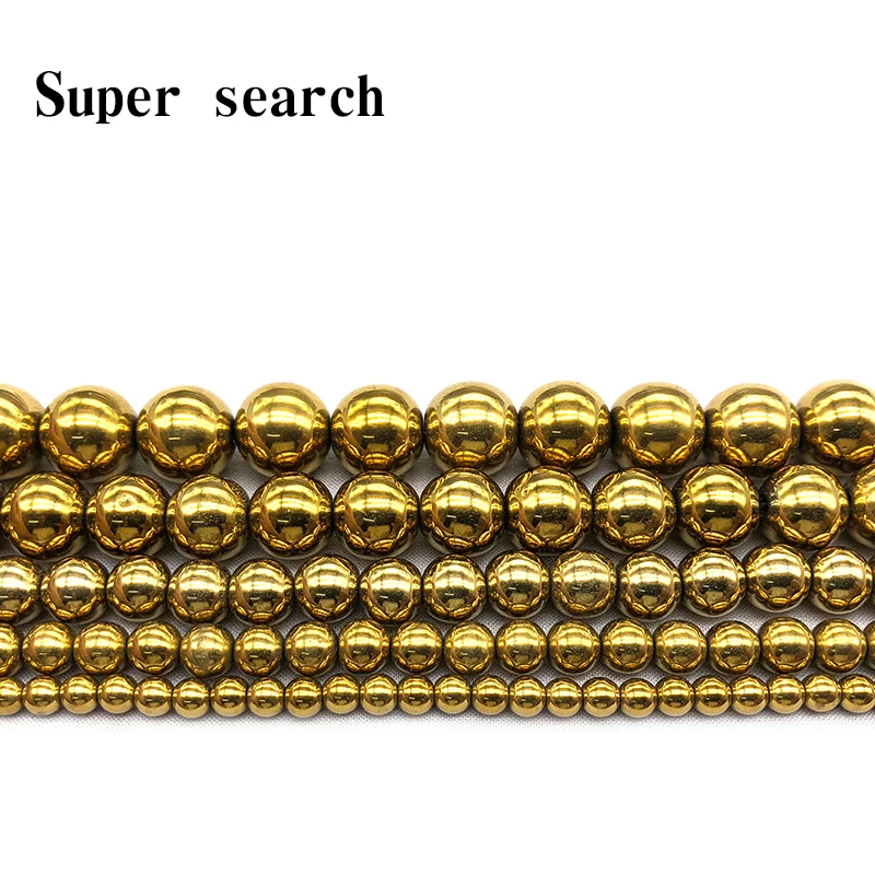 Natural Stone Golds Plated Hematite Round Loose Beads for Jewelry Making Diy Bracelet 15" Pick Size 2/3/4/6/8/10/12mm
Natural Stone Golds Plated Hematite Round Loose Beads for Jewelry Making Diy Bracelet 15" Pick Size 2/3/4/6/8/10/12mm
