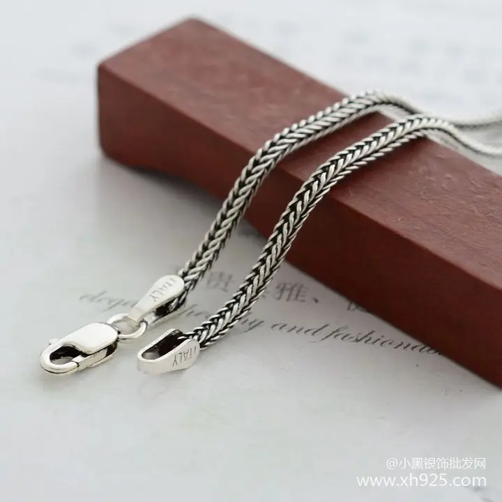 The Little Black 925 Sterling Silver Female Necklace Thick 1.6 Mm Snake Chain of Bone is 65 Cm Long
The Little Black 925 Sterling Silver Female Necklace Thick 1.6 Mm Snake Chain of Bone is 65 Cm Long