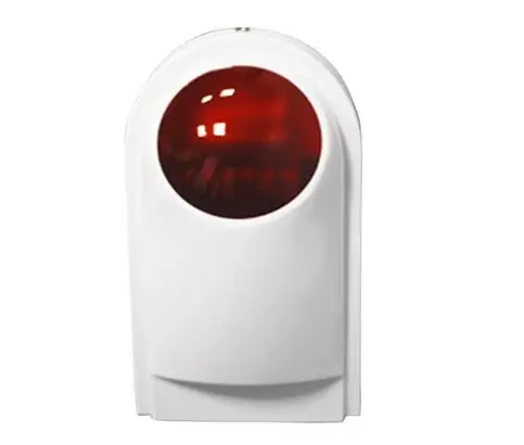 Yobang Security 433Mhz Wireless Universal Strobe Flashing Siren With Backup Battery For Our G90B WIFI/GSM Alarm Panel
Yobang Security 433Mhz Wireless Universal Strobe Flashing Siren With Backup Battery For Our G90B WIFI/GSM Alarm Panel