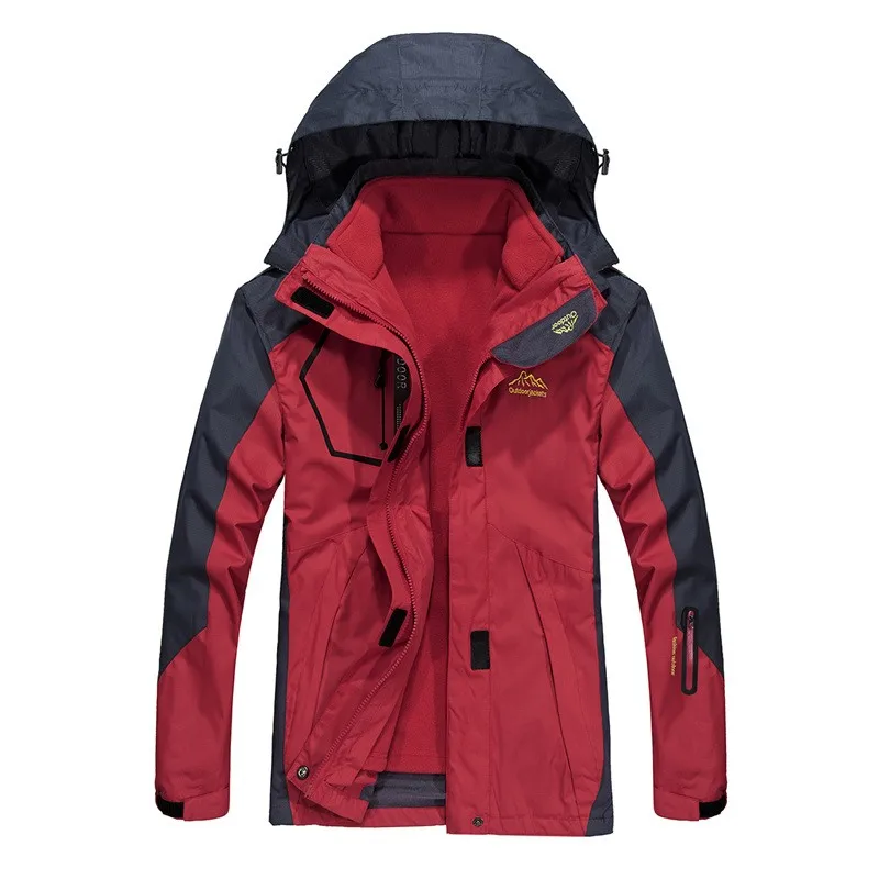 Mens Winter Fleece Liner Hiking Jacket Hoody Camping Outwear Coats Plus Size L-8XL Windbreaker Cold-proof Outdoor Sports Jackets
Mens Winter Fleece Liner Hiking Jacket Hoody Camping Outwear Coats Plus Size L-8XL Windbreaker Cold-proof Outdoor Sports Jackets