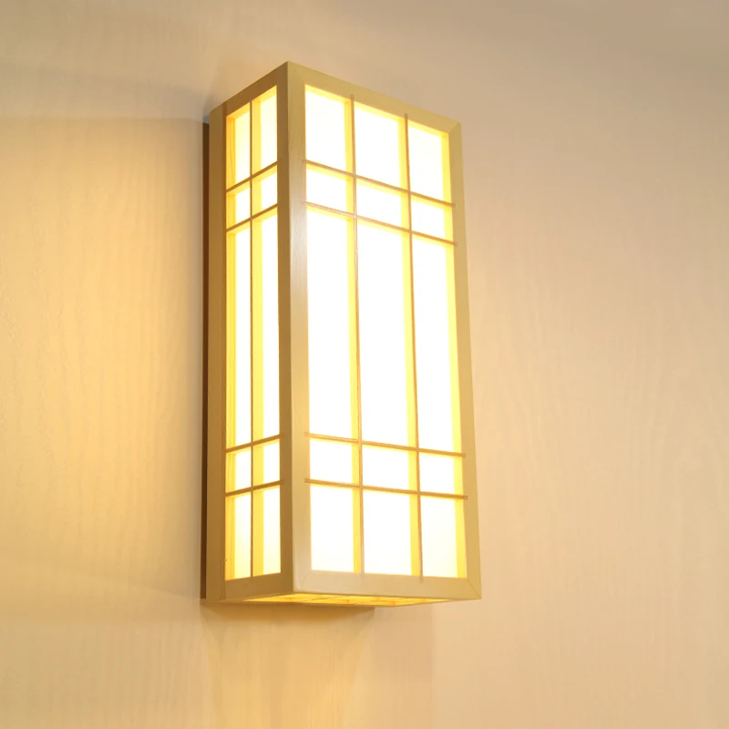 Modern Nordic Japanese Style LED Square Wooden Wall Lamp for Aisle Corridor Bedroom Living Room Lighting
Modern Nordic Japanese Style LED Square Wooden Wall Lamp for Aisle Corridor Bedroom Living Room Lighting