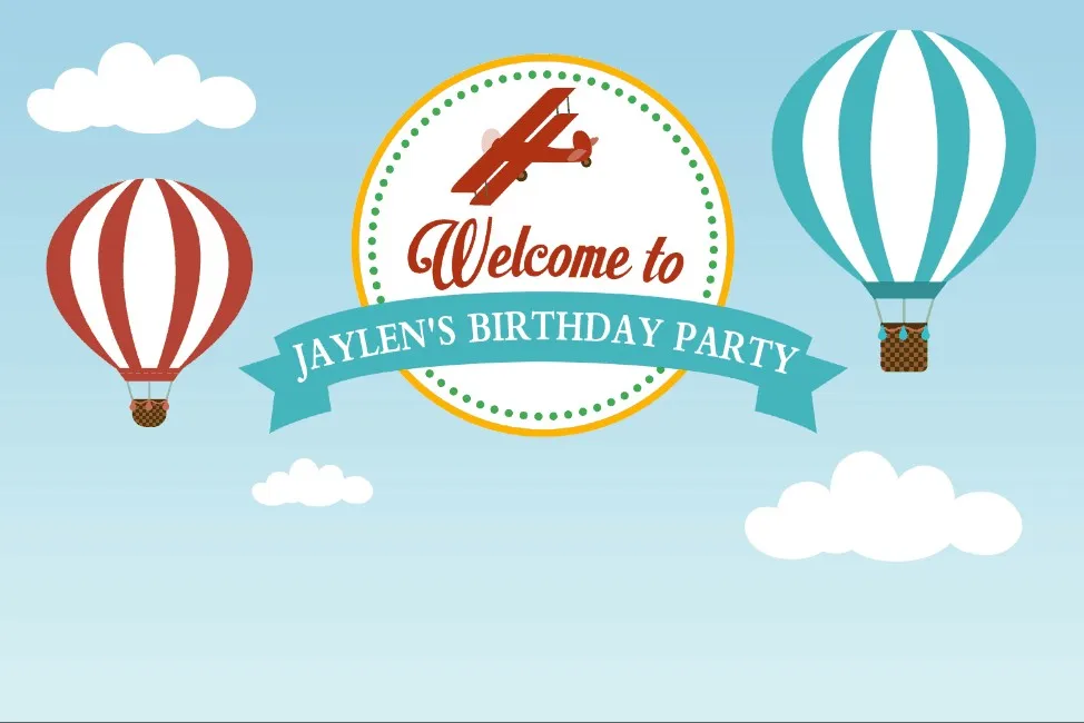 custom hot air balloon clouds backgrounds High quality Computer print party backdrops
custom hot air balloon clouds backgrounds High quality Computer print party backdrops