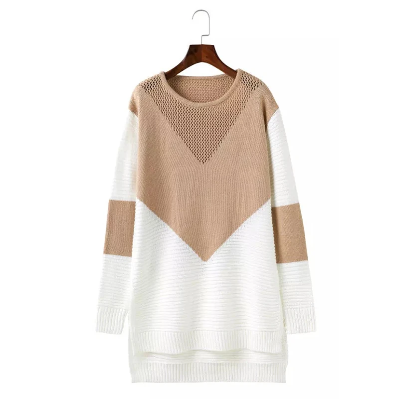 New Women Long Sleeve Knitted Sweater Crew Neck Casual Long Pullover Jumper Tops
New Women Long Sleeve Knitted Sweater Crew Neck Casual Long Pullover Jumper Tops