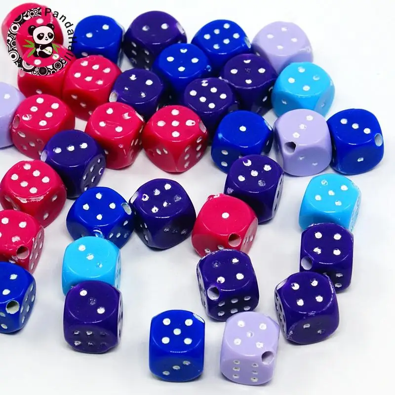 Цветные акриловые бусины, бусины в виде игральных костей, игральные кости, смешанные цвета, размер: около 13 мм в длину, 13 мм в ширину, 13 мм в то...
Цветные акриловые бусины, бусины в виде игральных костей, игральные кости, смешанные цвета, размер: около 13 мм в длину, 13 мм в ширину, 13 мм в то...