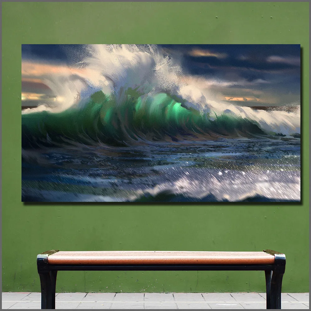 Fashion Printing Oil Painting Abstract Wave Wall Pictures for Living Room Office Bedroom Modern Canvas Oil Painting No Framed
Fashion Printing Oil Painting Abstract Wave Wall Pictures for Living Room Office Bedroom Modern Canvas Oil Painting No Framed