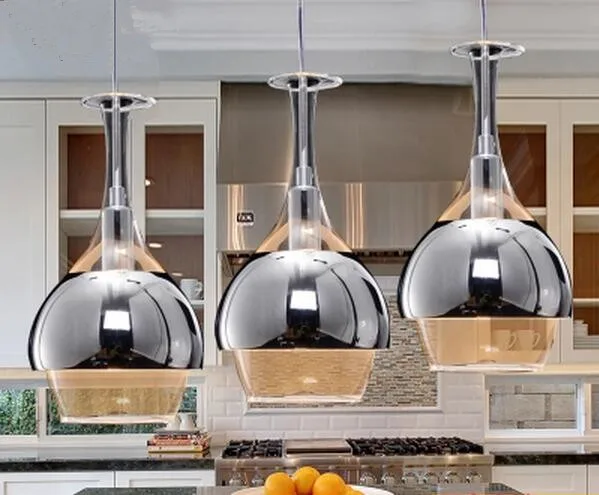LED 110-220V Three lights glass Pendant Lights creative restaurant dining room the bar glass meals room Pendant Lamps
LED 110-220V Three lights glass Pendant Lights creative restaurant dining room the bar glass meals room Pendant Lamps