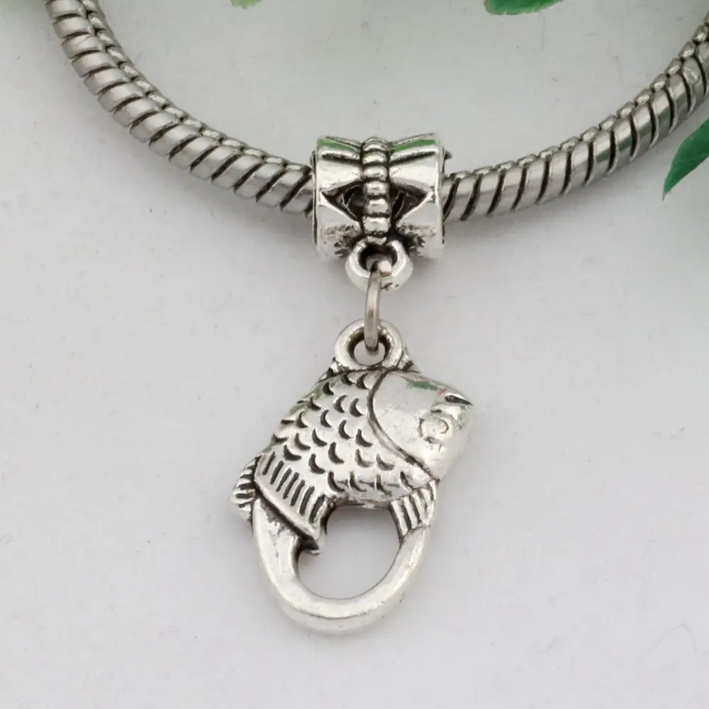 Hot ! 12pcs Zinc Alloy Fish Charms Dangle Bead Fit Charm Bracelet 11X30MM DIY Jewelry nm501
Hot ! 12pcs Zinc Alloy Fish Charms Dangle Bead Fit Charm Bracelet 11X30MM DIY Jewelry nm501