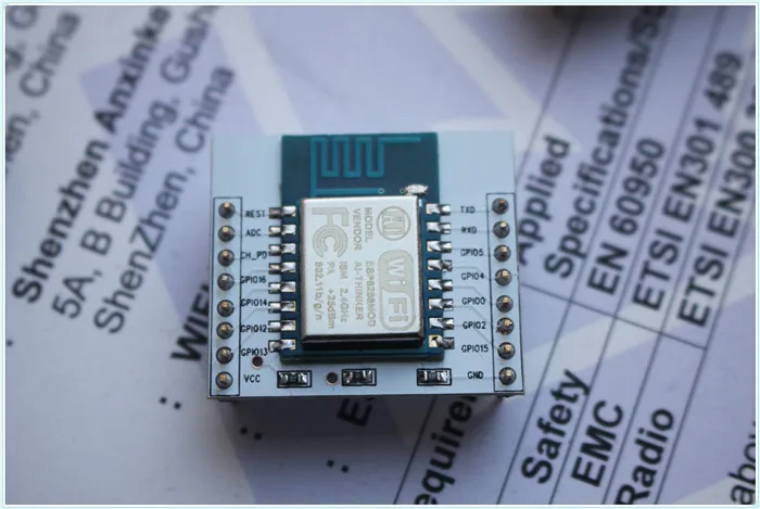 Модульная плата передачи Wi-Fi ESP8266 с последовательным портом, все выводы портов ввода-вывода FCC и CE для экспорта.
Модульная плата передачи Wi-Fi ESP8266 с последовательным портом, все выводы портов ввода-вывода FCC и CE для экспорта.