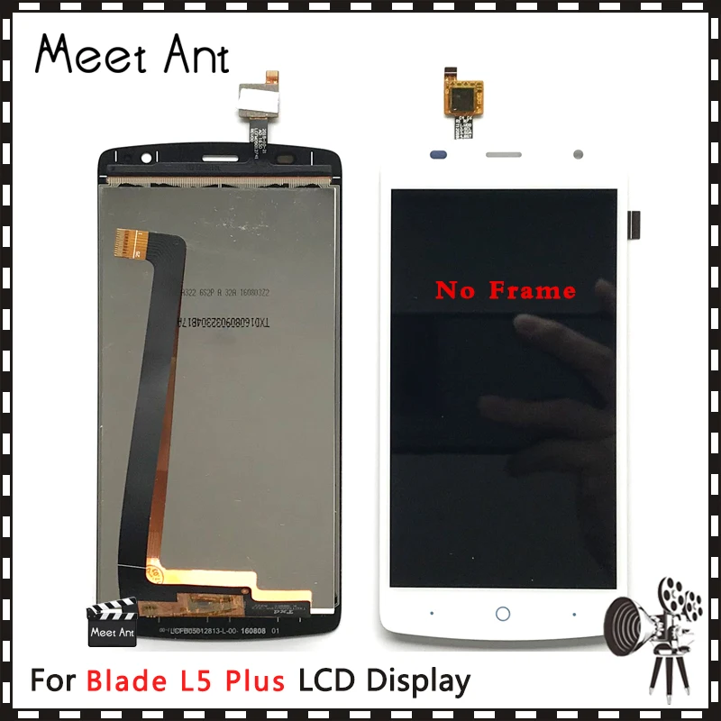 10 шт./лот высокое качество 5 0 '' для ZTE Blade L5 и Plus ЖК дисплей с сенсорным экраном
