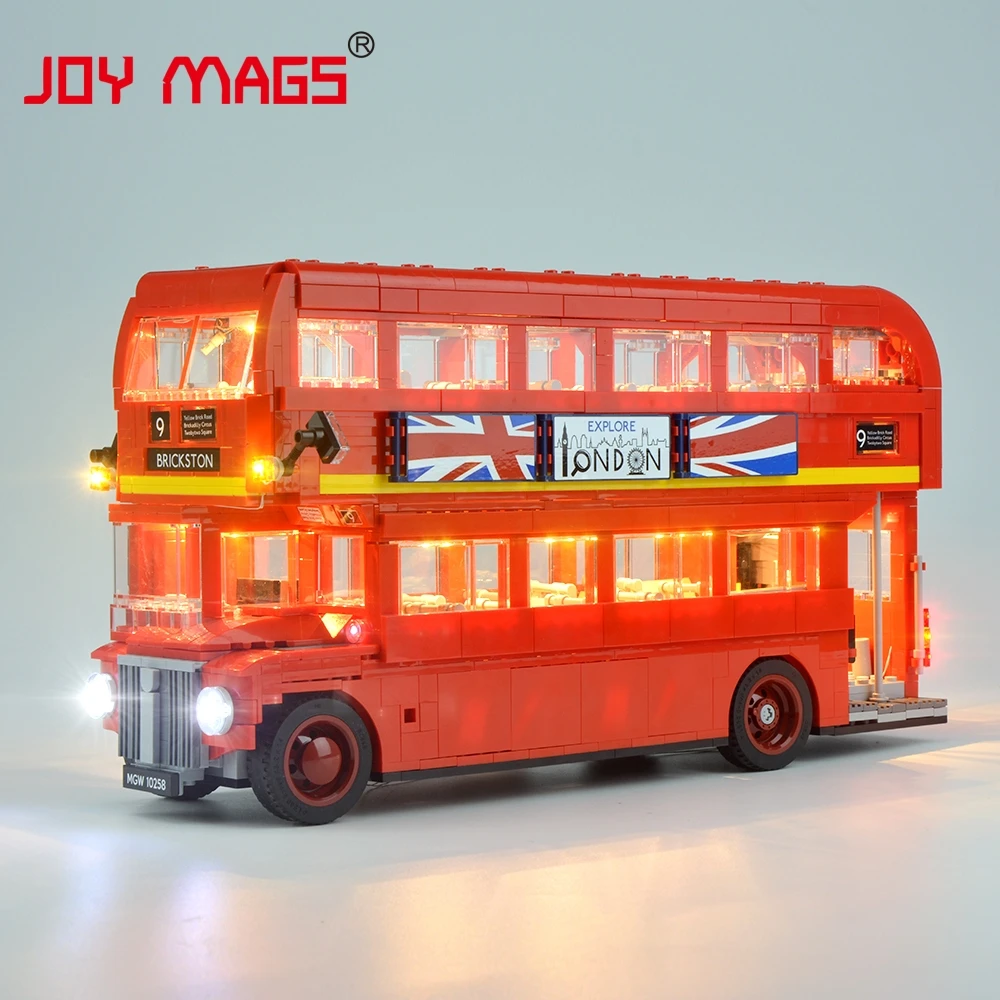 JOY MAGS Led Light Up Kit for 10258 London Bus Building Blocks Set (NOT Include the Model) Bricks Toys for Children
JOY MAGS Led Light Up Kit for 10258 London Bus Building Blocks Set (NOT Include the Model) Bricks Toys for Children