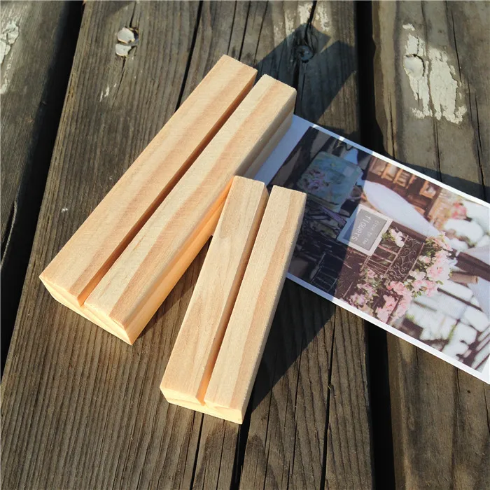 Desktop wooden block crafts with slot solid table base for party decoration card picture photos place showing holder
Desktop wooden block crafts with slot solid table base for party decoration card picture photos place showing holder