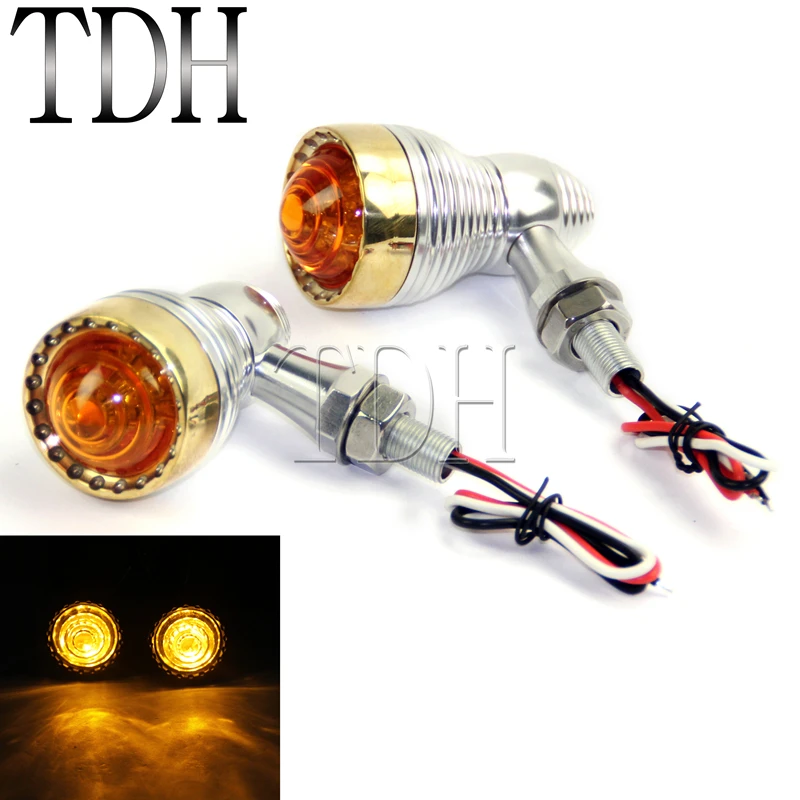 Universal Motorcycle Silver Brass Beehive Solid Turn Signal Light For Harley Cafe Racer Bobber Chopper Fit For 10mm Bolt
Universal Motorcycle Silver Brass Beehive Solid Turn Signal Light For Harley Cafe Racer Bobber Chopper Fit For 10mm Bolt