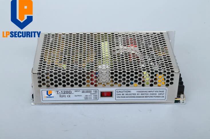 LPSECURITY T-120D Triple output power supply 120w 5V 12V 24V 8A 2.5A 2A power suply ac dc converter power supply Switching
LPSECURITY T-120D Triple output power supply 120w 5V 12V 24V 8A 2.5A 2A power suply ac dc converter power supply Switching