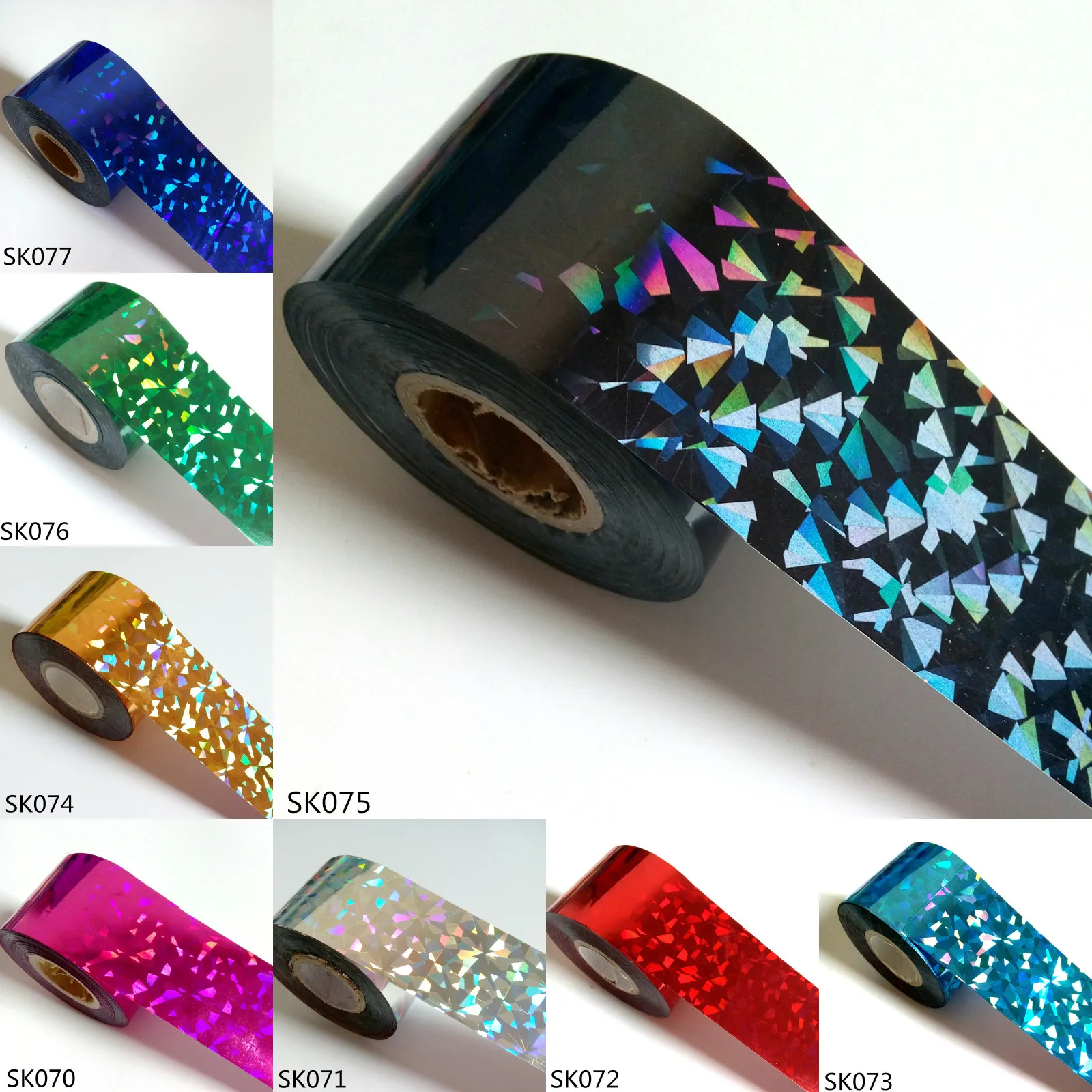 Wholesale 120M Nail Transfer Foil Holographic Broken Glass Nail Foil Sticker DIY Nail Art Decal Manicure Tools
Wholesale 120M Nail Transfer Foil Holographic Broken Glass Nail Foil Sticker DIY Nail Art Decal Manicure Tools