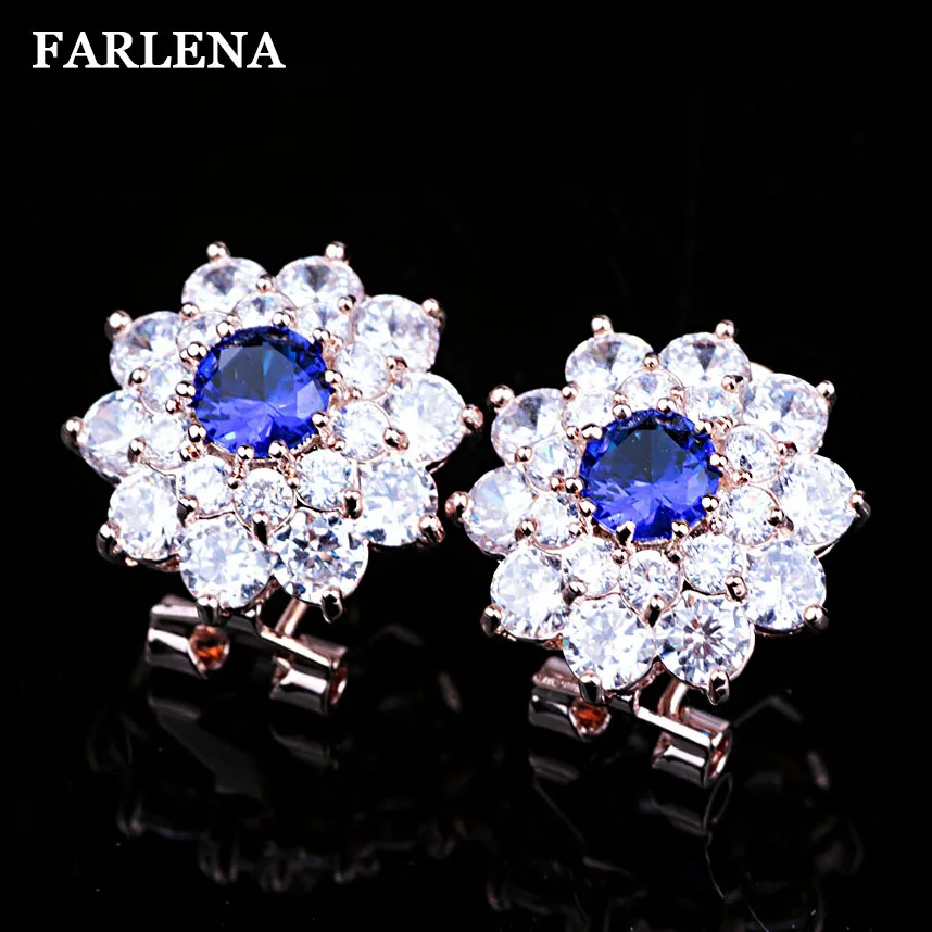 Trendy Luxury Crystal Flower Stud Earrings For Women New Fashion Elegant Zircon Earrings
Trendy Luxury Crystal Flower Stud Earrings For Women New Fashion Elegant Zircon Earrings