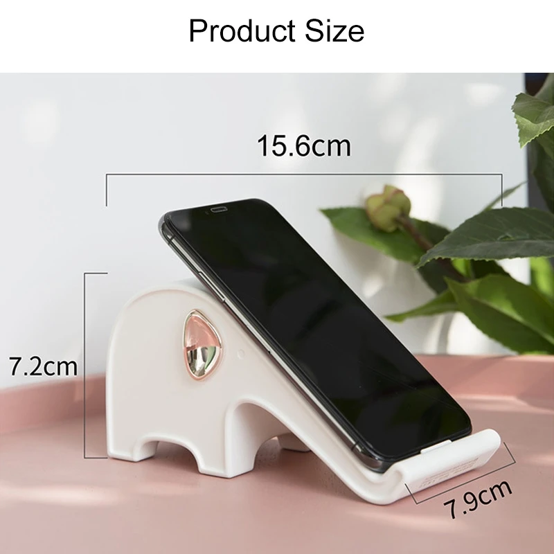 HAWEEL Wireless Charger 10W 9V 5A Elephant QI Safe Fast Charging with Mobile Phone Bracket for iphone XS MAX XR 8Plus Huawei
HAWEEL Wireless Charger 10W 9V 5A Elephant QI Safe Fast Charging with Mobile Phone Bracket for iphone XS MAX XR 8Plus Huawei