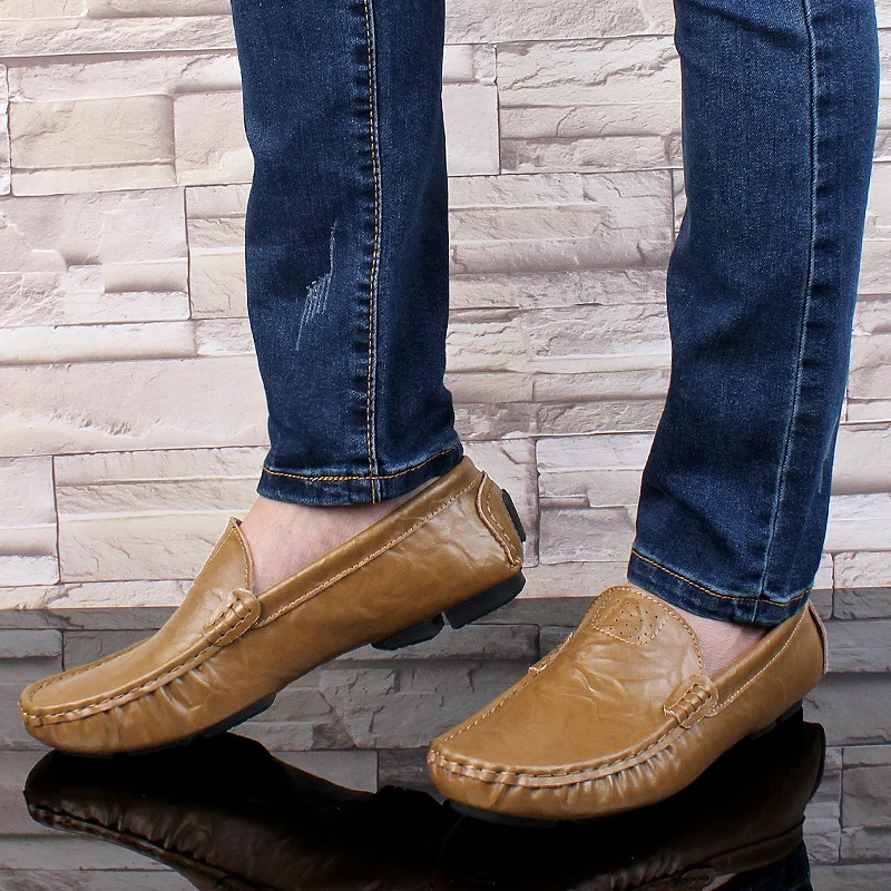 Big Size 36-50 Cow Leather Casual Men Shoes Brand Fashion Breathable Driving Shoes Soft Moccasins Slip-On Loafers Men Flat Shoes
Big Size 36-50 Cow Leather Casual Men Shoes Brand Fashion Breathable Driving Shoes Soft Moccasins Slip-On Loafers Men Flat Shoes