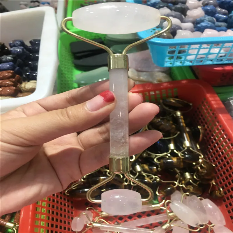 1pcs natural quartz crystal point wand massage free-shipping