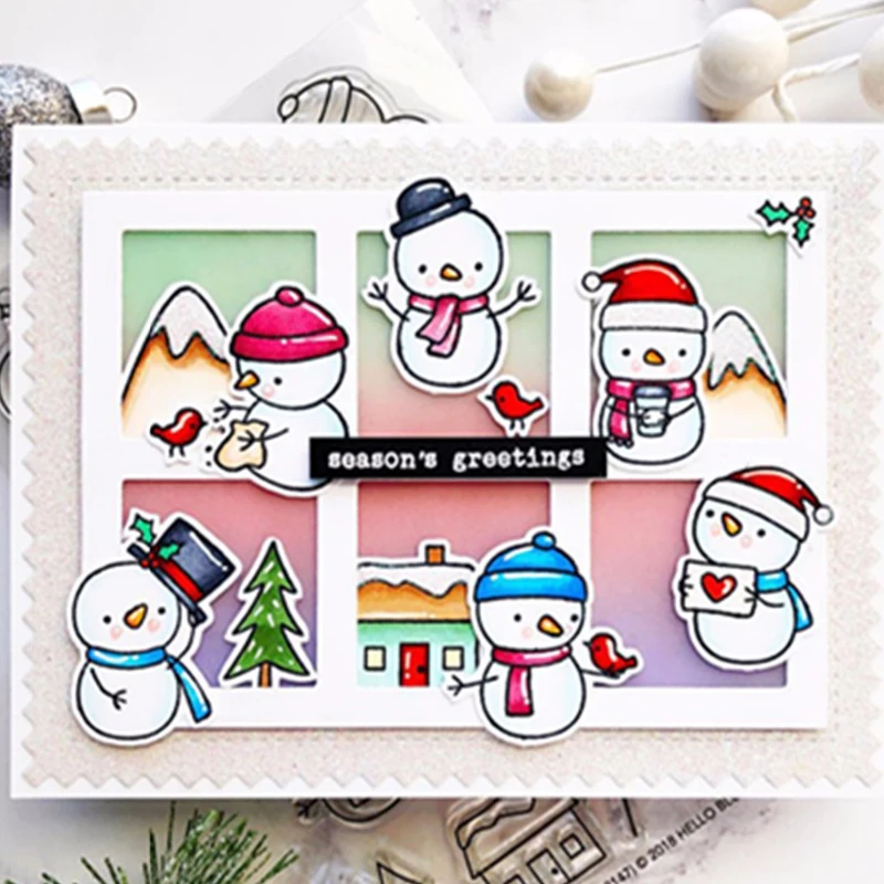 ZhuoAng Winter Animals Clear stamps and Metal Cutting Dies Set for DIY Scrapbooking Photo Album Decoretive Embossing Stencial
ZhuoAng Winter Animals Clear stamps and Metal Cutting Dies Set for DIY Scrapbooking Photo Album Decoretive Embossing Stencial