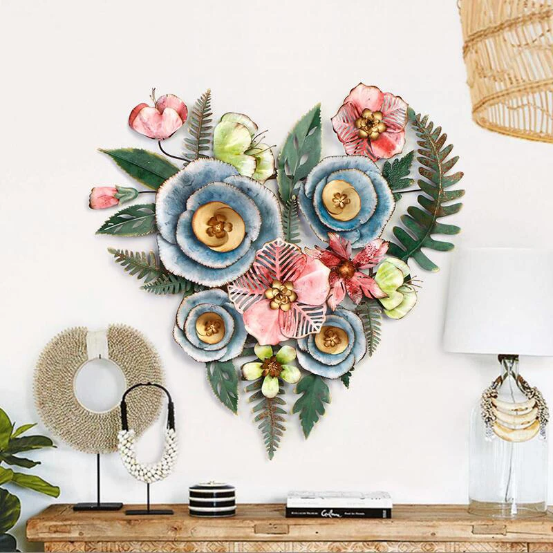 Modern Wrought Iron Fake Flower Wall Hanging Crafts Wall Decoration Home Livingroom Hotel Corridor 3D Wall Mural Ornament Decor
Modern Wrought Iron Fake Flower Wall Hanging Crafts Wall Decoration Home Livingroom Hotel Corridor 3D Wall Mural Ornament Decor