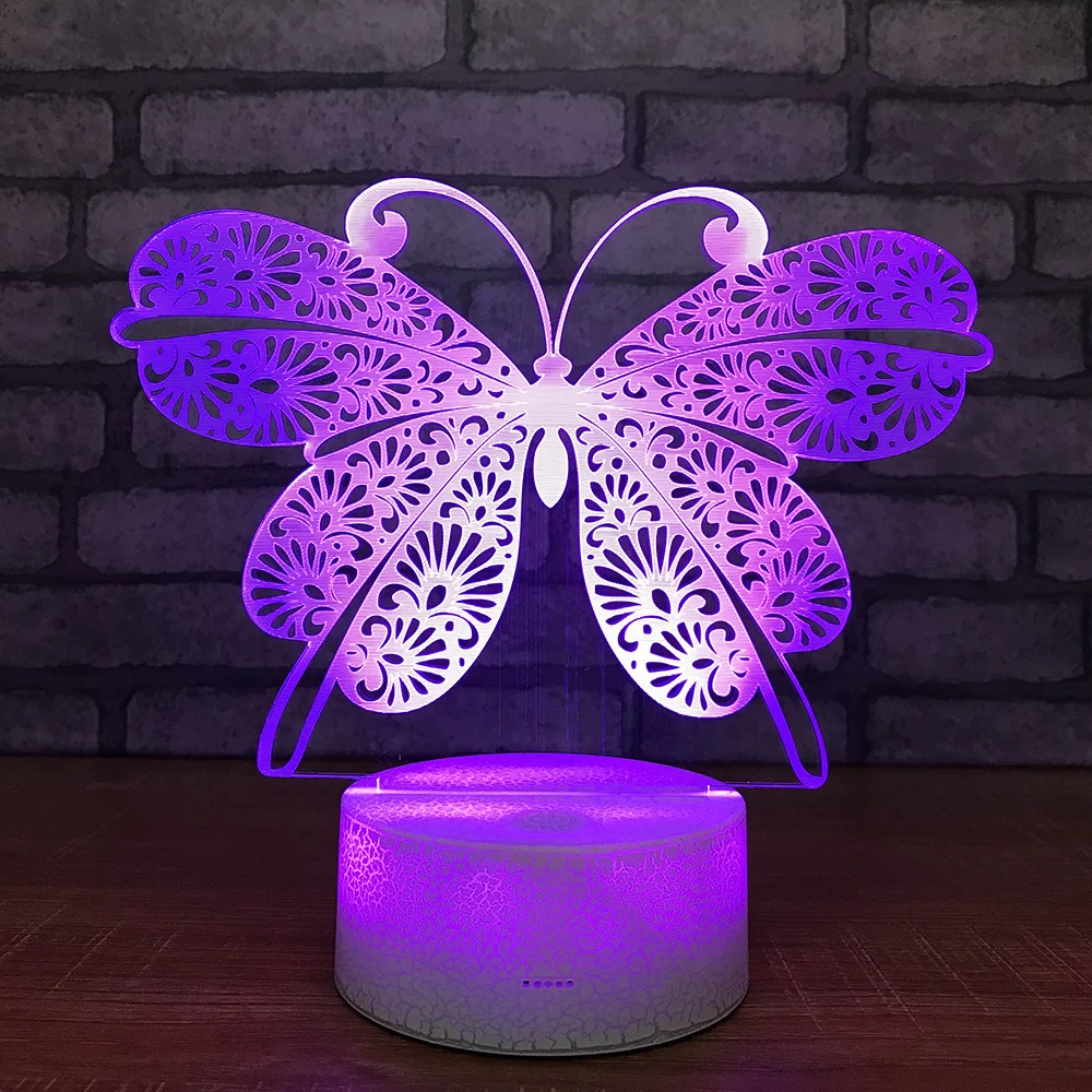 Butterflies 3d Small Night Lights New And Unique Led Lights Colorful Bedside Energy Saving Usb 3d Light Fixtures
Butterflies 3d Small Night Lights New And Unique Led Lights Colorful Bedside Energy Saving Usb 3d Light Fixtures