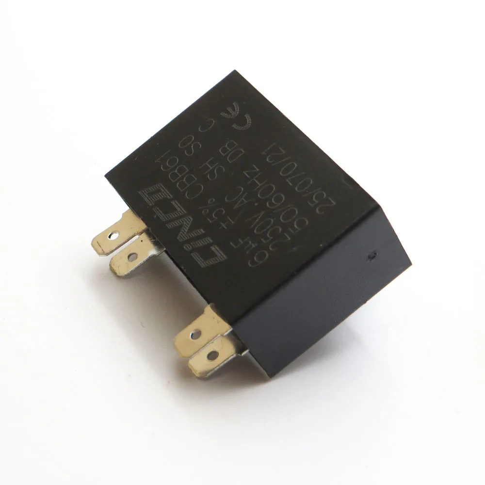 Конденсатор моторного двигателя Потолочный мотор вентилятора 6 мкФ 250 V CBB61