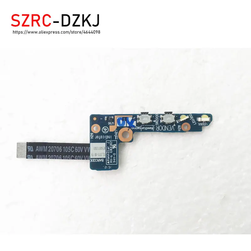 SZRCDZKJ новый оригинальный для Lenovo Yoga 2 11 20332 LED кнопка питания плата с кабелем NS-A201 работает NBX00019Q00
SZRCDZKJ новый оригинальный для Lenovo Yoga 2 11 20332 LED кнопка питания плата с кабелем NS-A201 работает NBX00019Q00