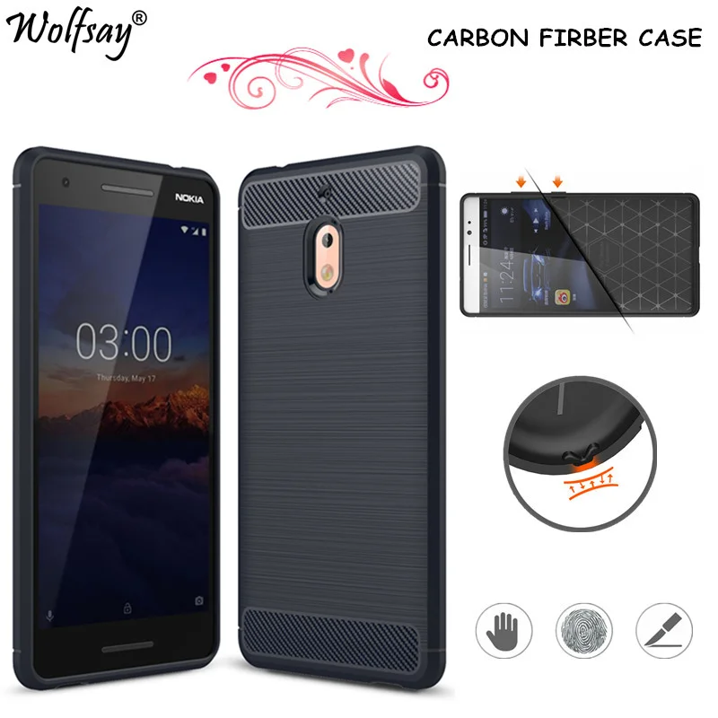 Wolfsay Carbon Fiber Case sFor Nokia 2.1 Case 5.5" Soft Silicone Phone Cover For Nokia 2.1 Case Luxury Funda Shell For Nokia 2.1
Wolfsay Carbon Fiber Case sFor Nokia 2.1 Case 5.5" Soft Silicone Phone Cover For Nokia 2.1 Case Luxury Funda Shell For Nokia 2.1