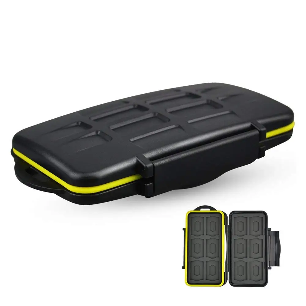Portable Water-Resistant SD Micro SD Card Case Camera Memory Card Organizer Box 24 Slots For SD SDHC SDXC and Micro SD Cards
Portable Water-Resistant SD Micro SD Card Case Camera Memory Card Organizer Box 24 Slots For SD SDHC SDXC and Micro SD Cards